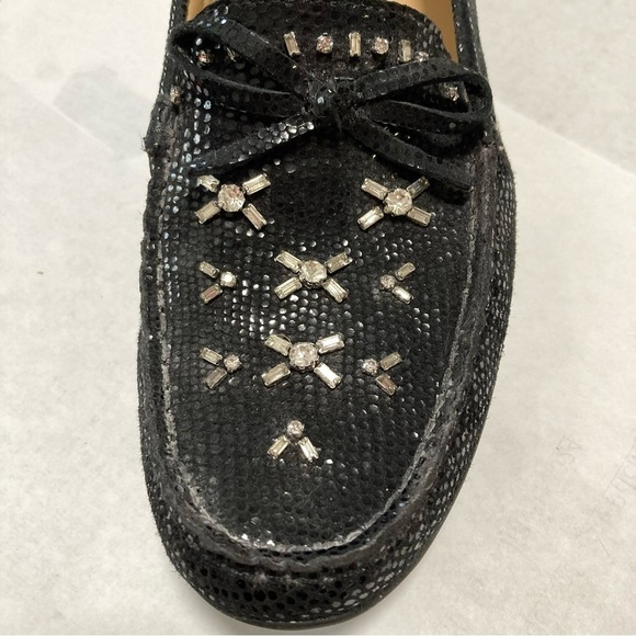 Vaneli Womens Black Leather Driving Moccasin Slip On Casual Loafers SZ US 9 A - Picture 4 of 14